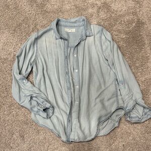 Thread & Supply Soft Denim Button-Down Shirt
